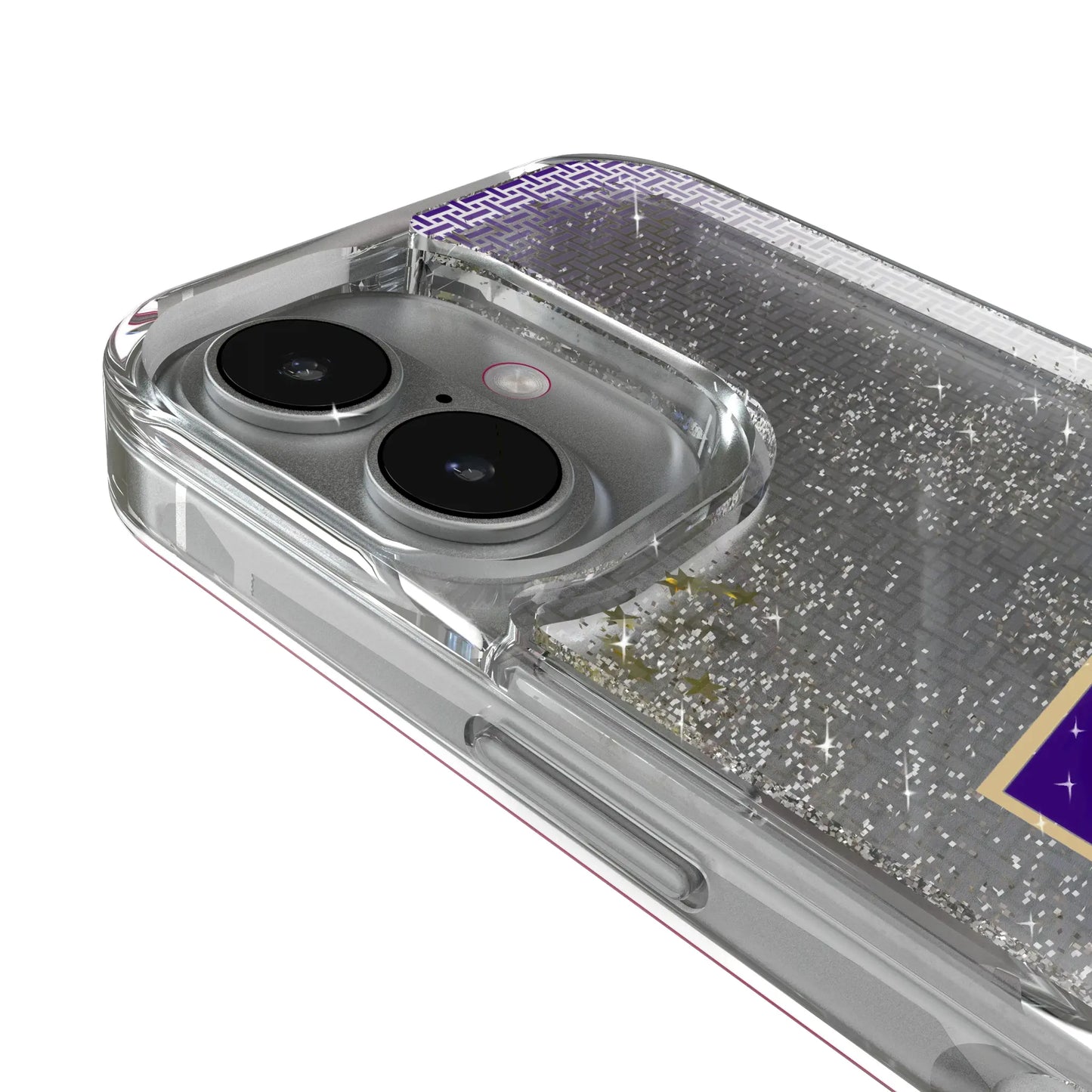 University of Washington Huskies Linen Glitter Phone Case for Apple iPhone