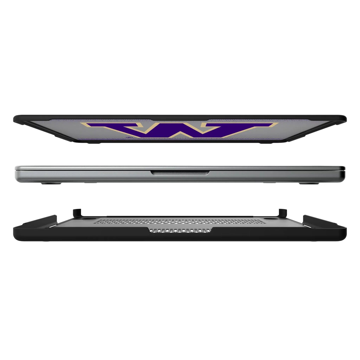University of Washington Huskies Linen Laptop Case for Apple MacBook