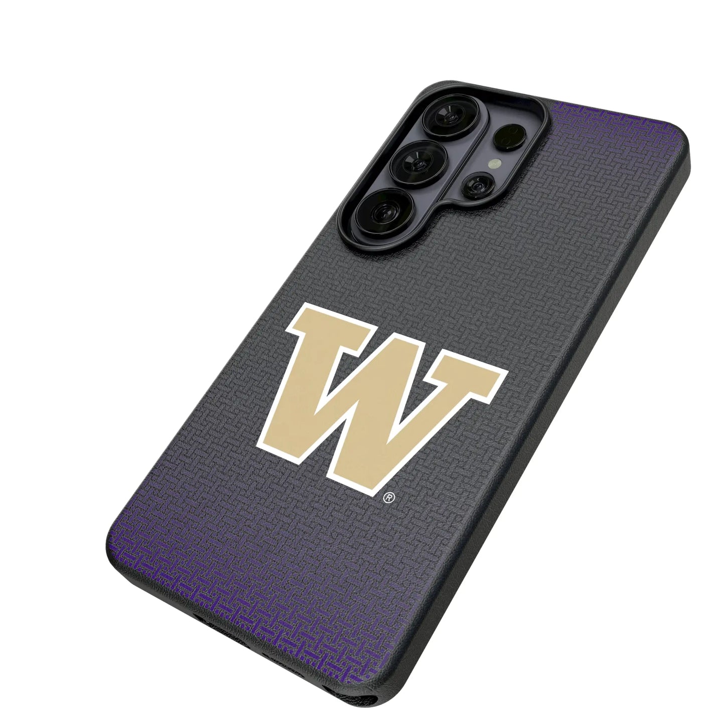 University of Washington Huskies Linen MagSafe Compatible Phone Case for Samsung Galaxy
