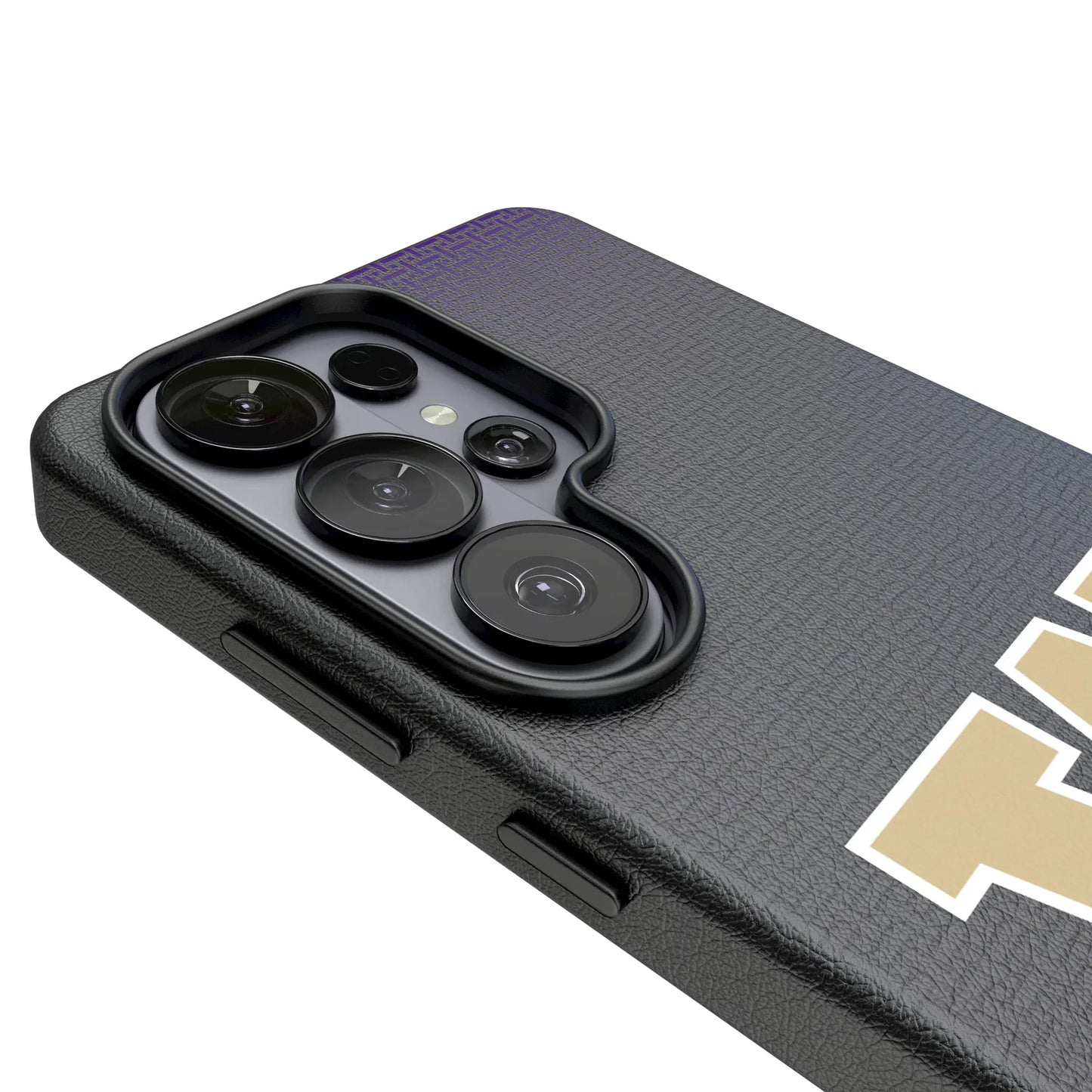 University of Washington Huskies Linen MagSafe Compatible Phone Case for Samsung Galaxy