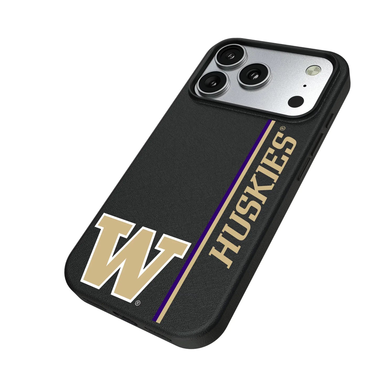 University of Washington Huskies Sidebar MagSafe Compatible Phone Case for Apple iPhone
