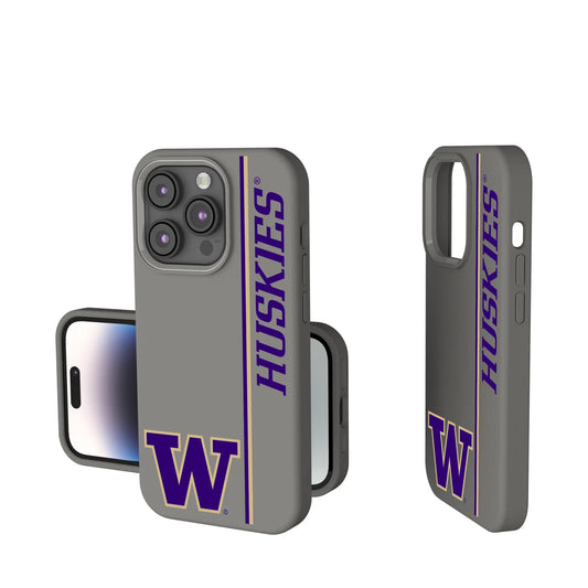 University of Washington Huskies Sidebar Soft Touch Phone Case for Apple iPhone