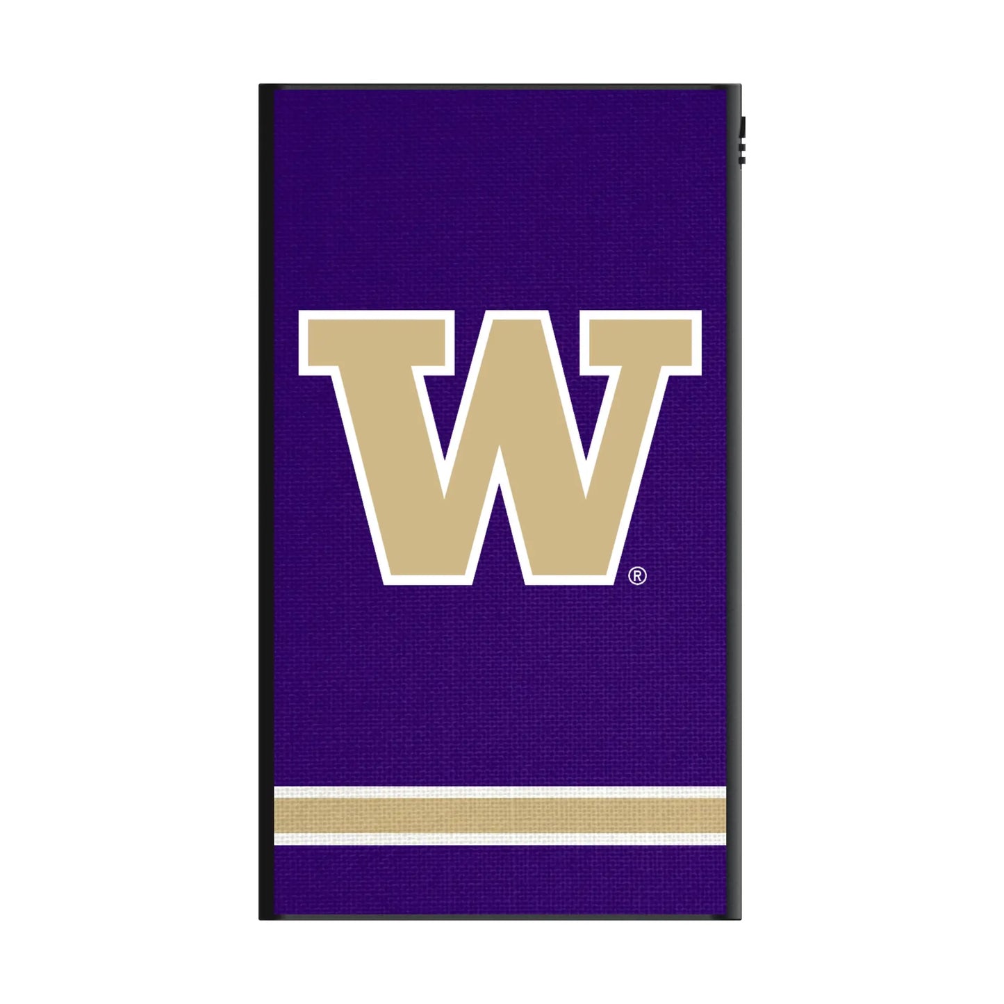 University of Washington Huskies Stripe 5000mAh Flat Powerbank