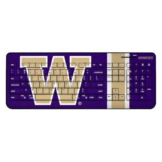 University of Washington Huskies Stripe Wireless USB Keyboard