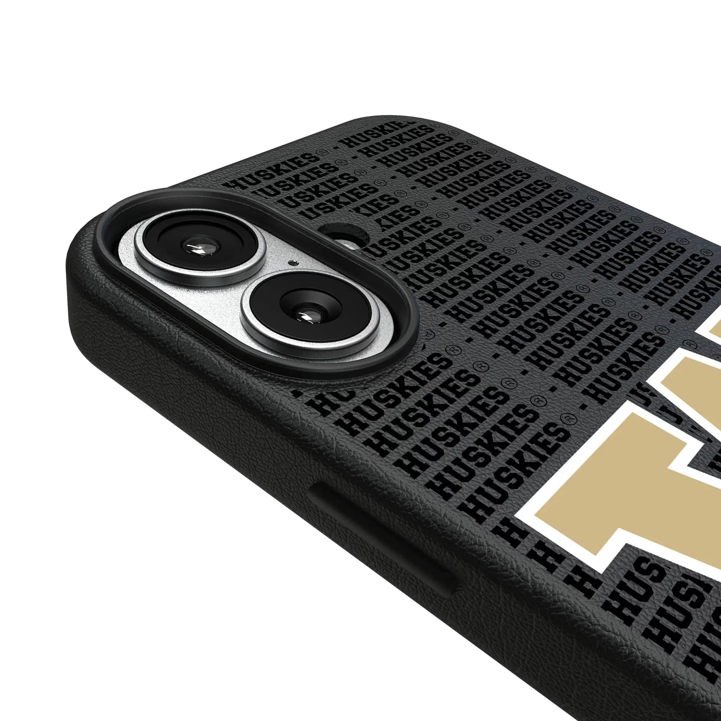 University of Washington Huskies Text Backdrop MagSafe Compatible Phone Case for Apple iPhone