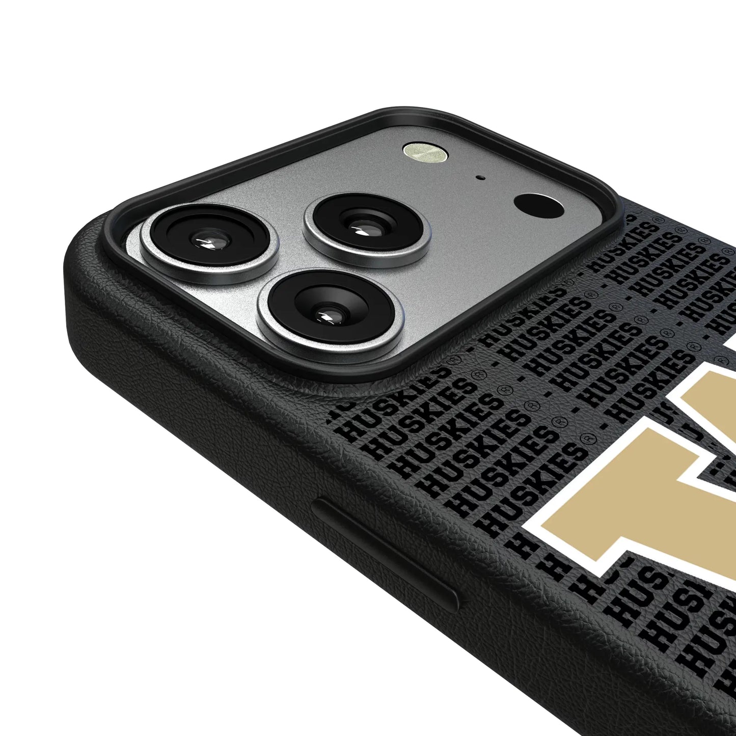 University of Washington Huskies Text Backdrop MagSafe Compatible Phone Case for Apple iPhone