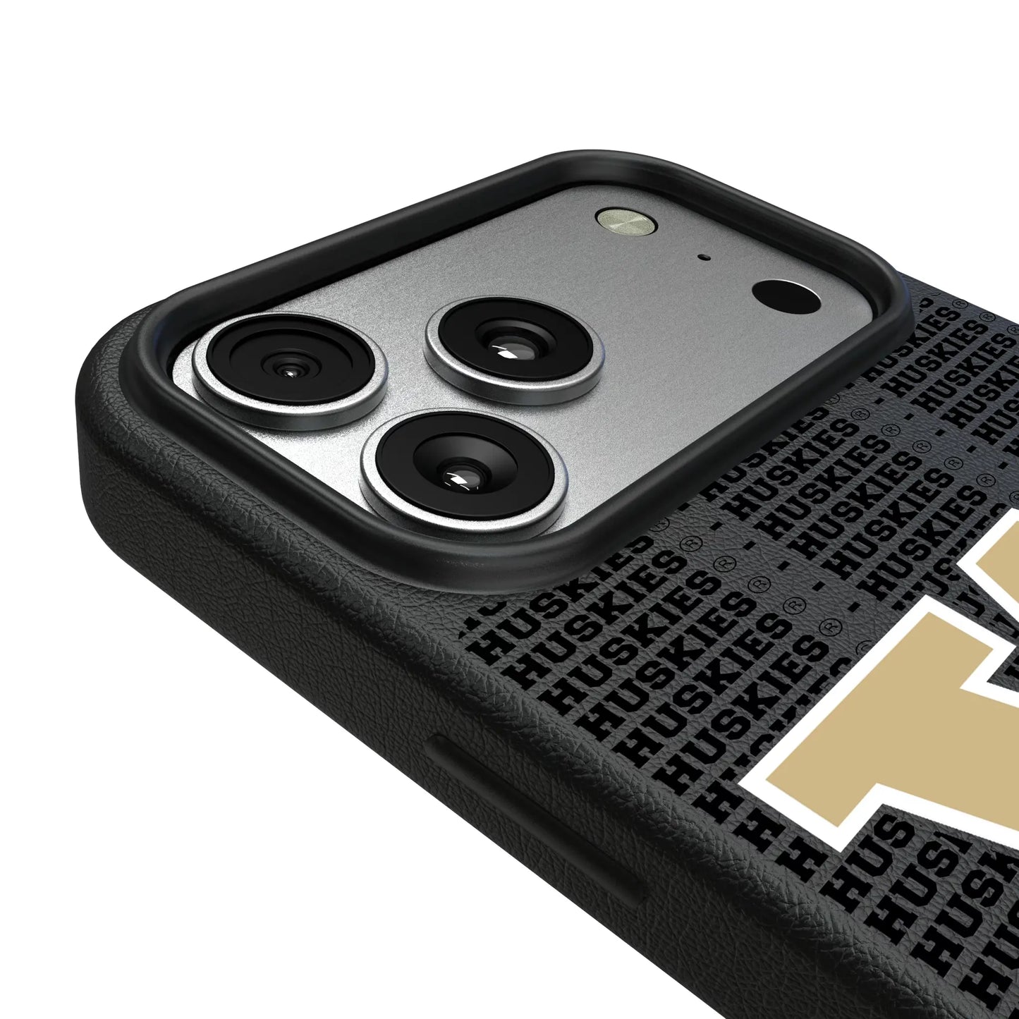 University of Washington Huskies Text Backdrop MagSafe Compatible Phone Case for Apple iPhone