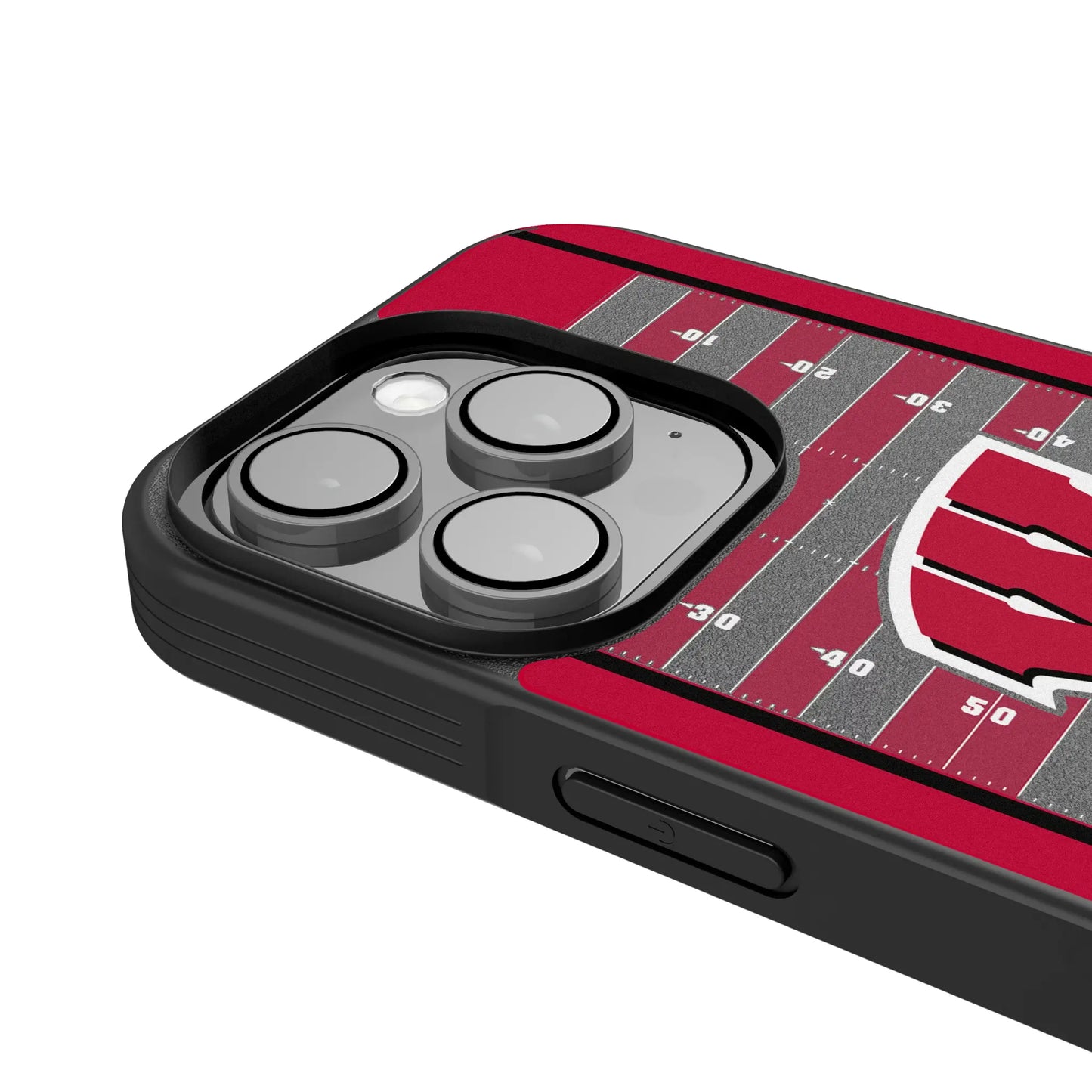University of Wisconsin Badgers Field Bump Phone Case for Apple iPhone
