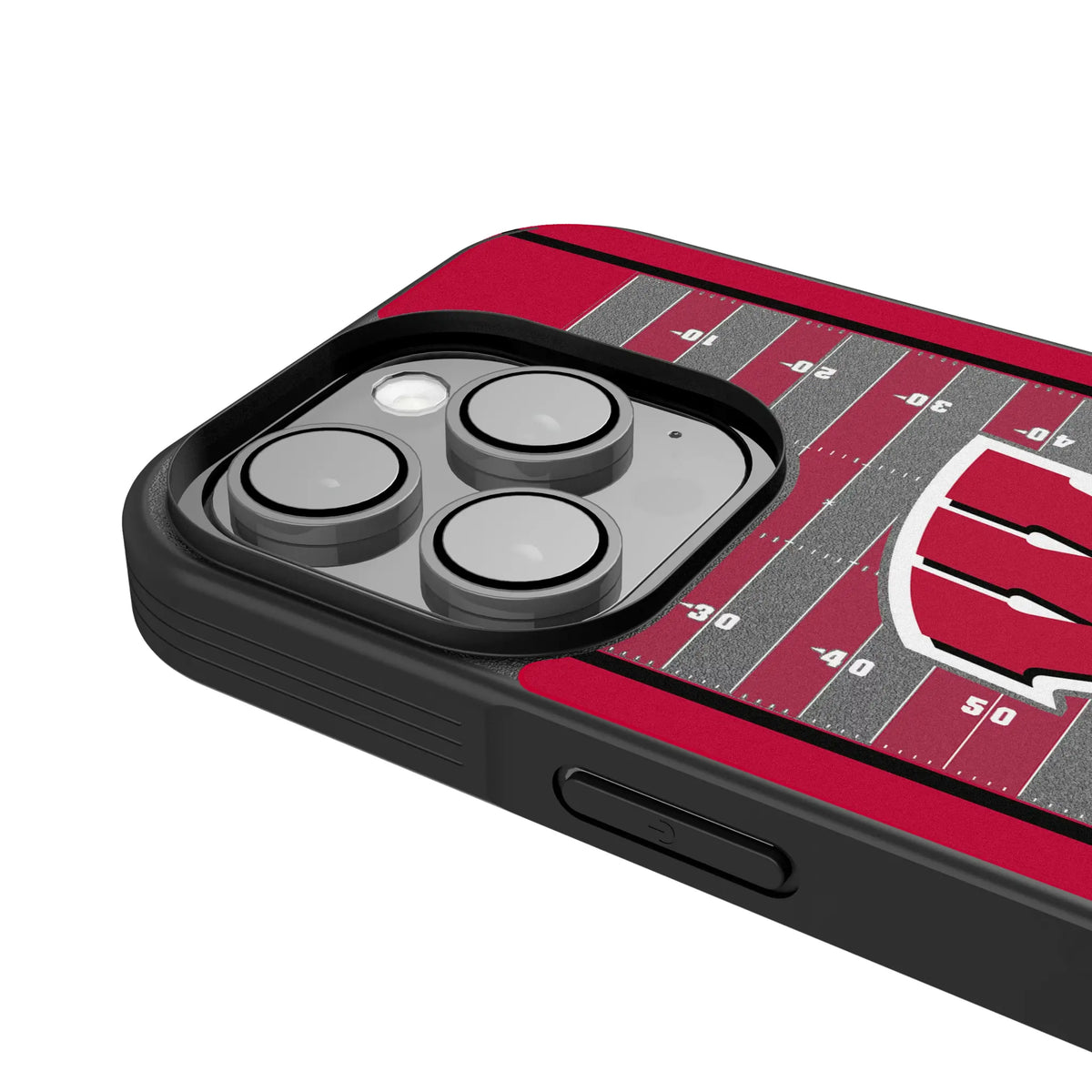 University of Wisconsin Badgers Field Bump Phone Case for Apple iPhone