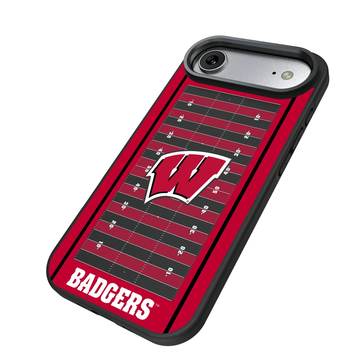 University of Wisconsin Badgers Field Bump Phone Case for Apple iPhone