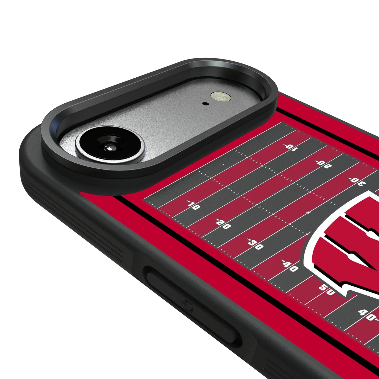 University of Wisconsin Badgers Field Bump Phone Case for Apple iPhone