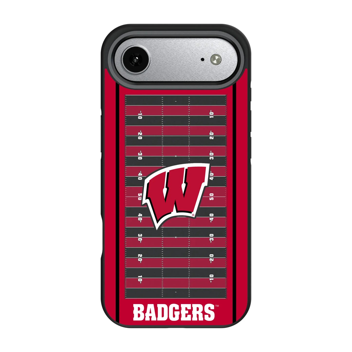 University of Wisconsin Badgers Field Bump Phone Case for Apple iPhone