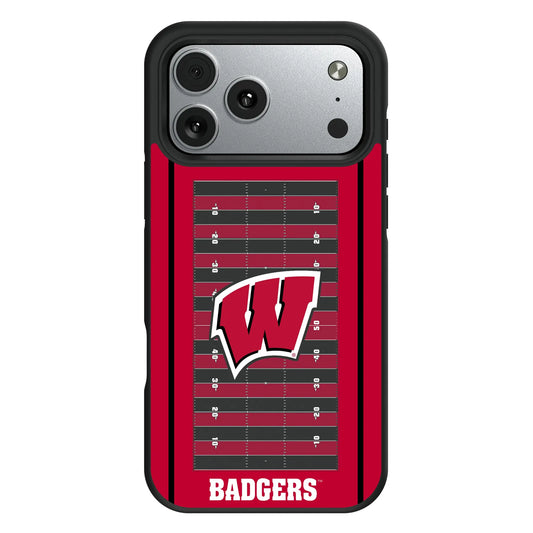 University of Wisconsin Badgers Field Bump Phone Case for Apple iPhone