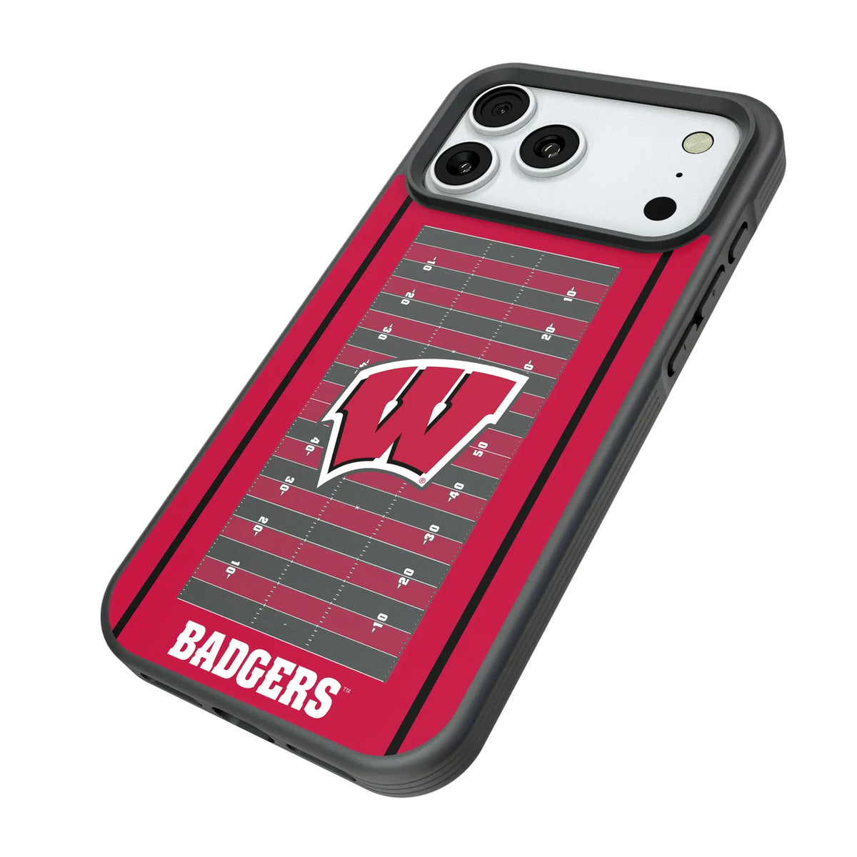 University of Wisconsin Badgers Field Bump Phone Case for Apple iPhone