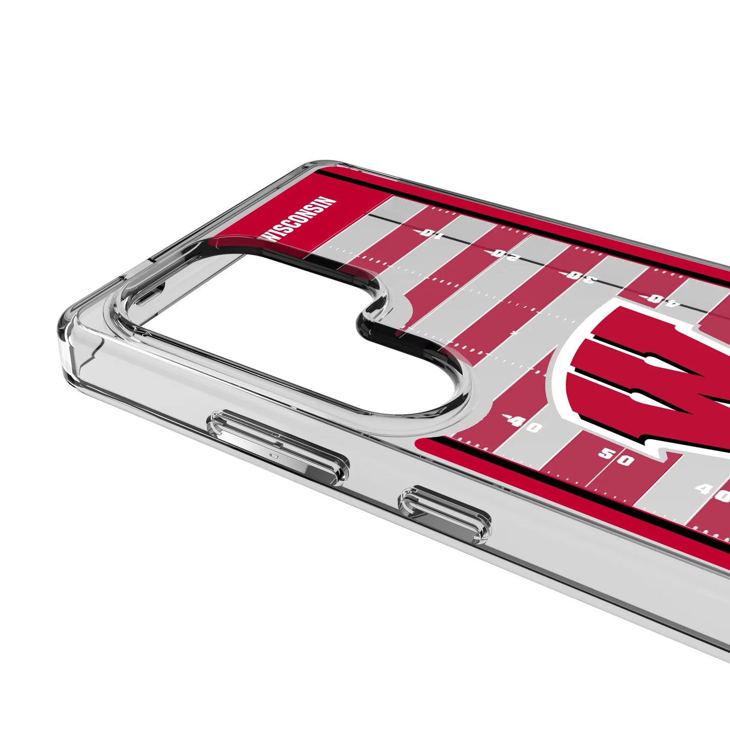 University of Wisconsin Badgers Field Clear Phone Case for Samsung Galaxy