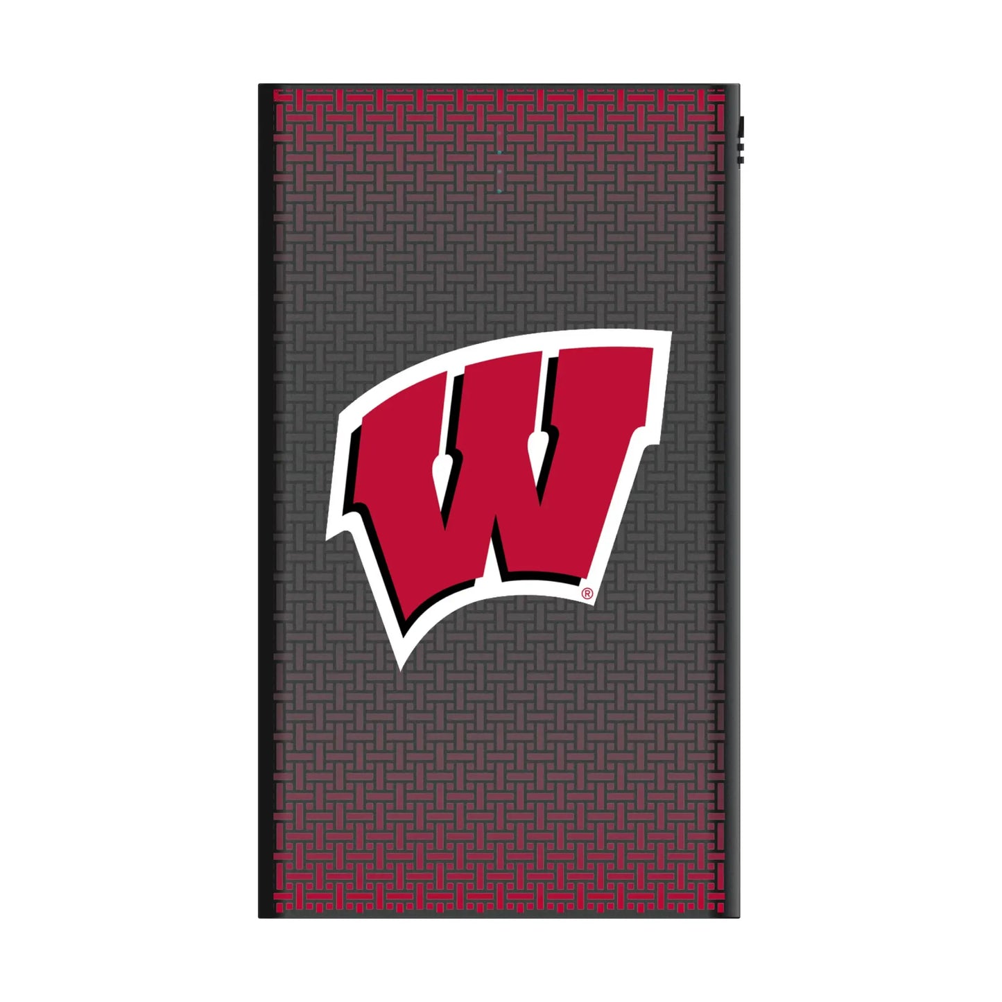 University of Wisconsin Badgers Linen 5000mAh Flat Powerbank