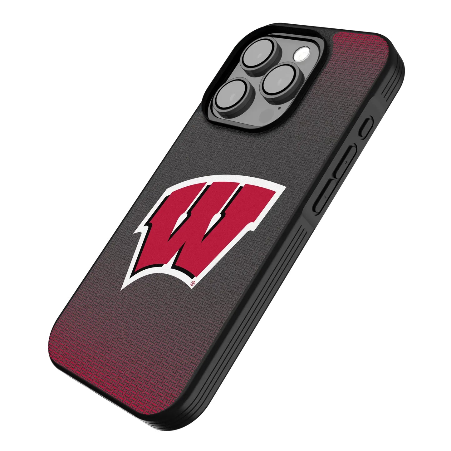 University of Wisconsin Badgers Linen Bump Phone Case for Apple iPhone