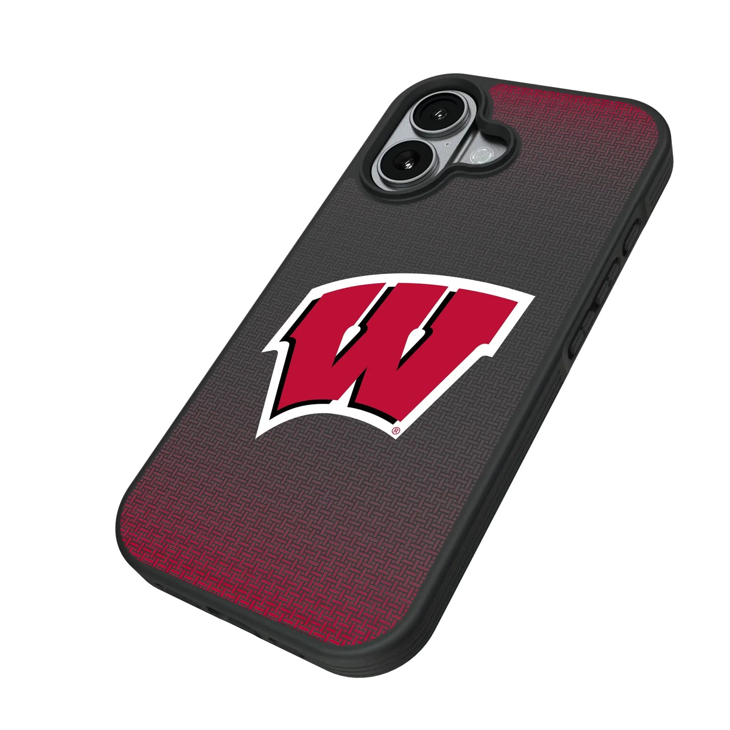 University of Wisconsin Badgers Linen Bump Phone Case for Apple iPhone