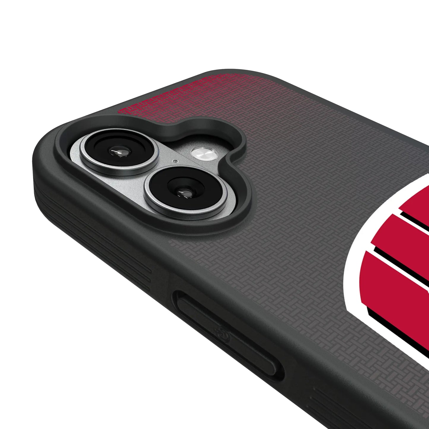 University of Wisconsin Badgers Linen Bump Phone Case for Apple iPhone