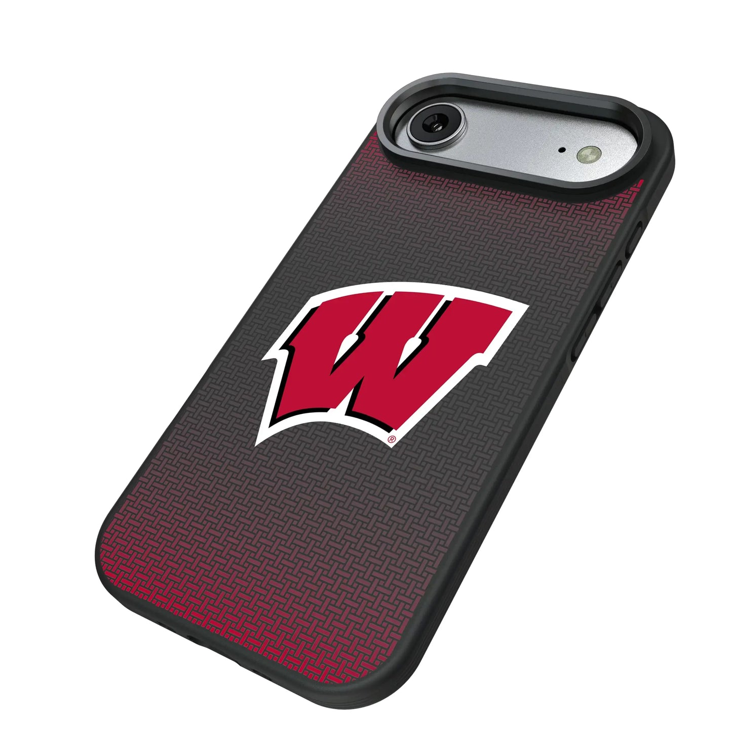 University of Wisconsin Badgers Linen Bump Phone Case for Apple iPhone