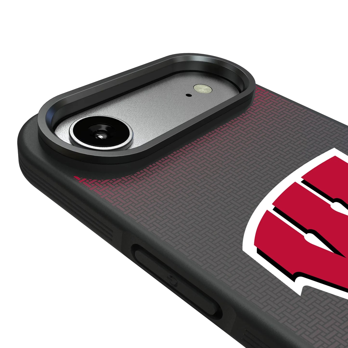 University of Wisconsin Badgers Linen Bump Phone Case for Apple iPhone
