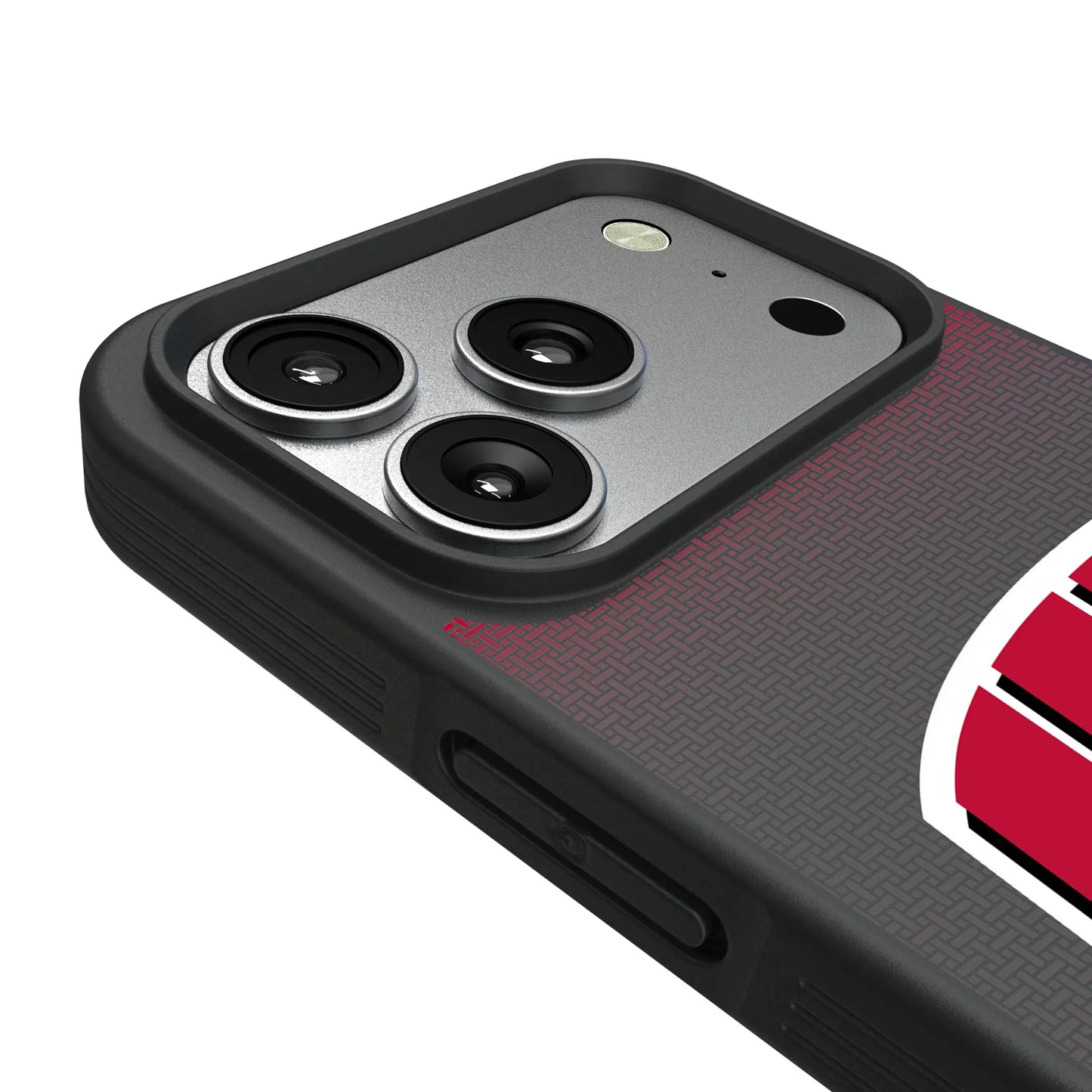 University of Wisconsin Badgers Linen Bump Phone Case for Apple iPhone