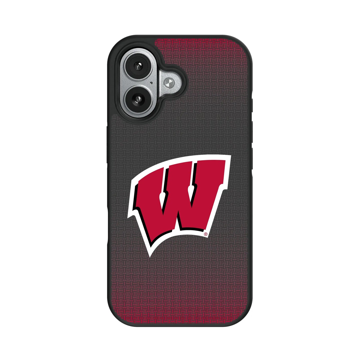 University of Wisconsin Badgers Linen Bump Phone Case for Apple iPhone
