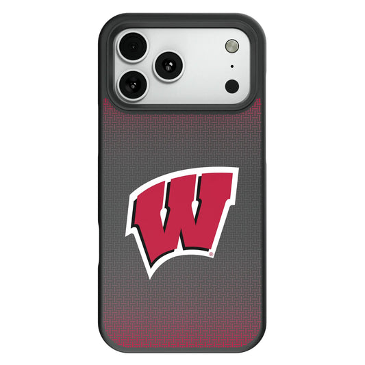University of Wisconsin Badgers Linen Bump Phone Case for Apple iPhone