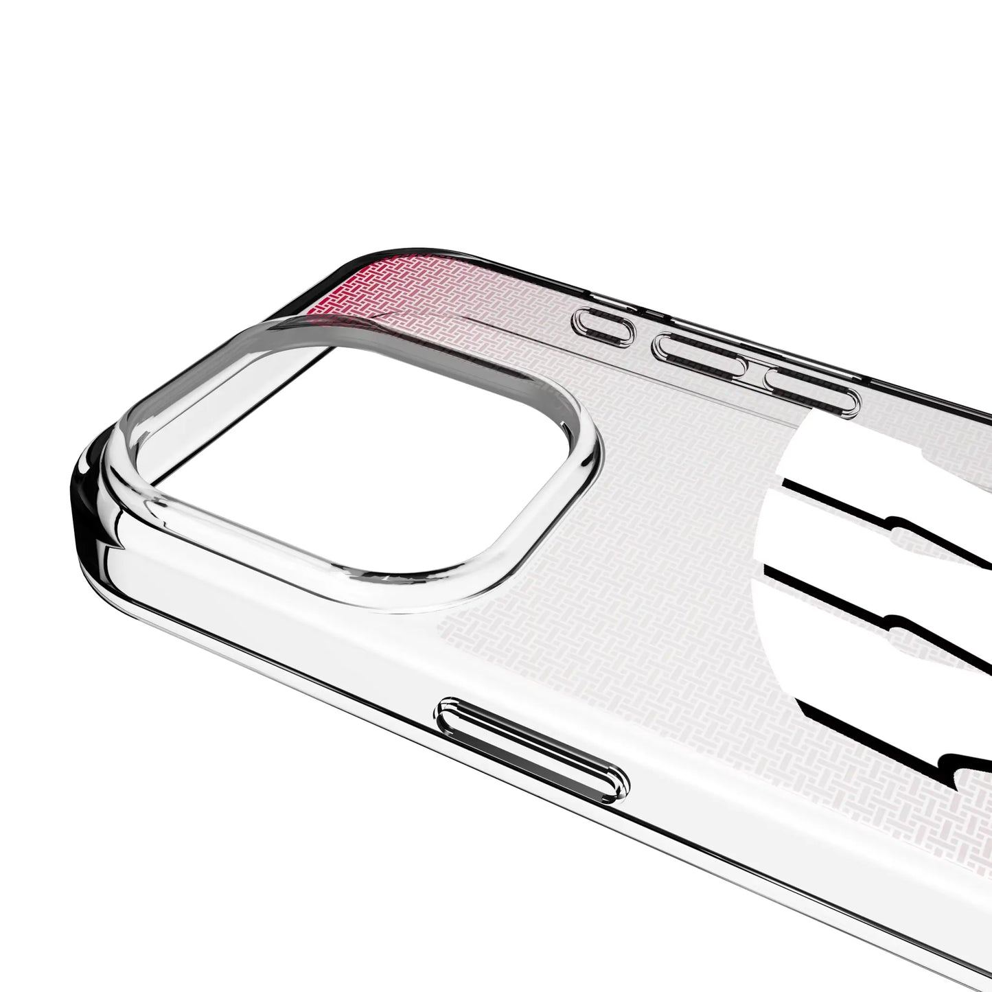 University of Wisconsin Badgers Linen Clear Phone Case for Apple iPhone