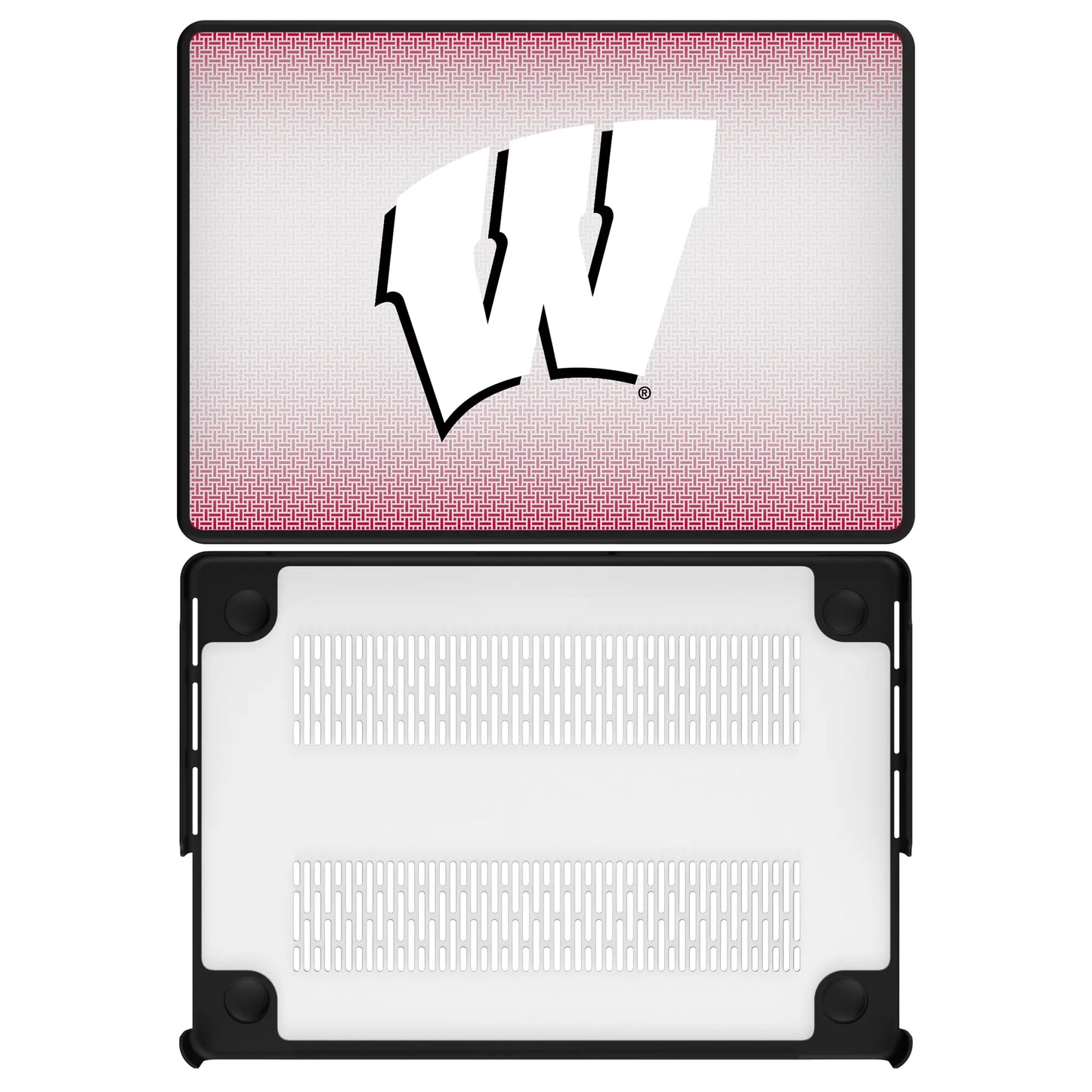 University of Wisconsin Badgers Linen Laptop Case for Apple MacBook