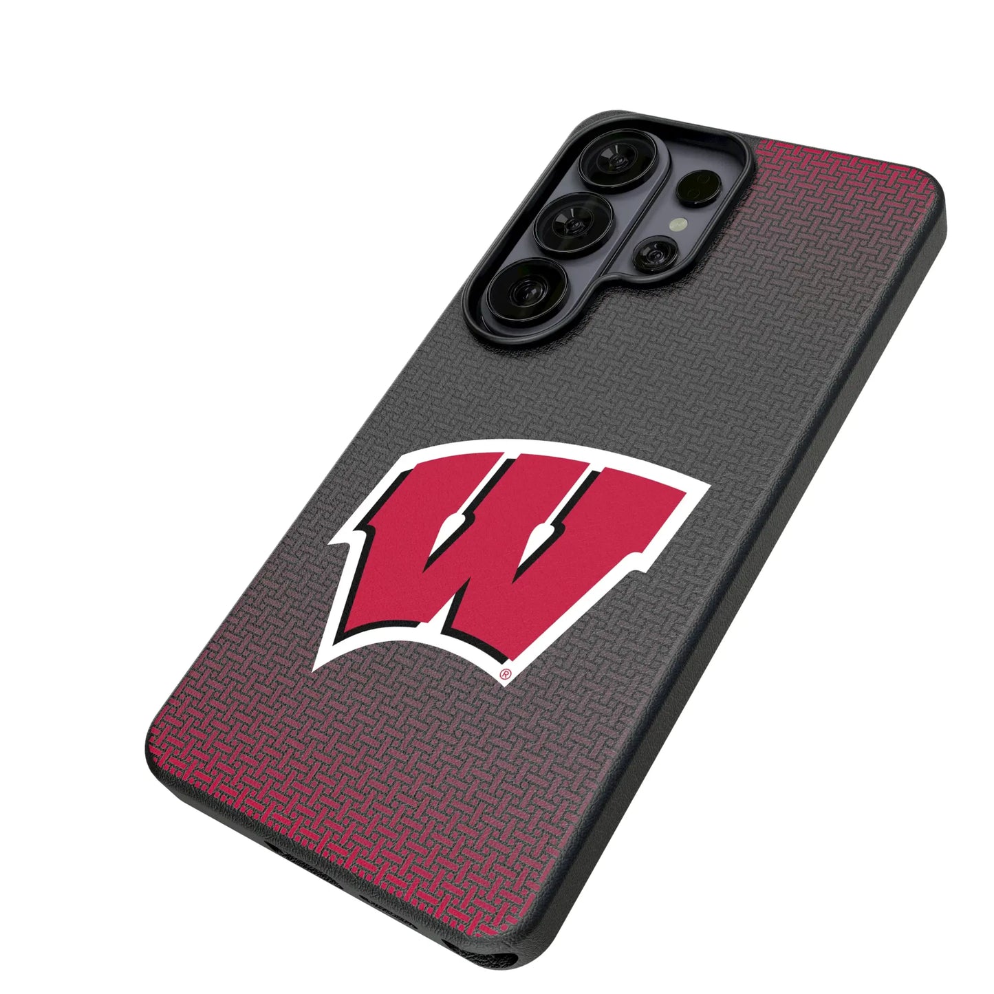 University of Wisconsin Badgers Linen MagSafe Compatible Phone Case for Samsung Galaxy
