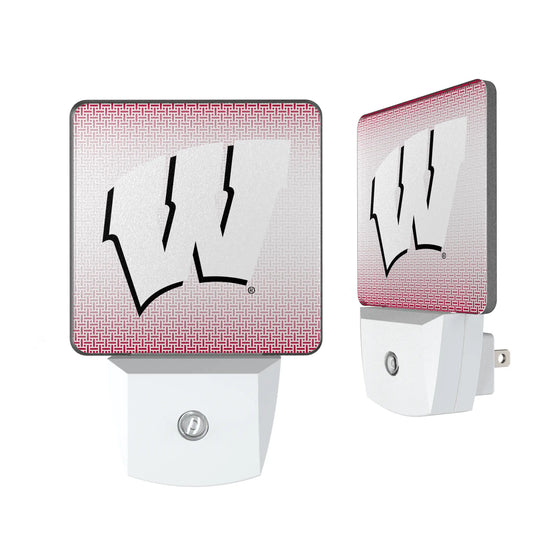 University of Wisconsin Badgers Linen Night Light 2-Pack