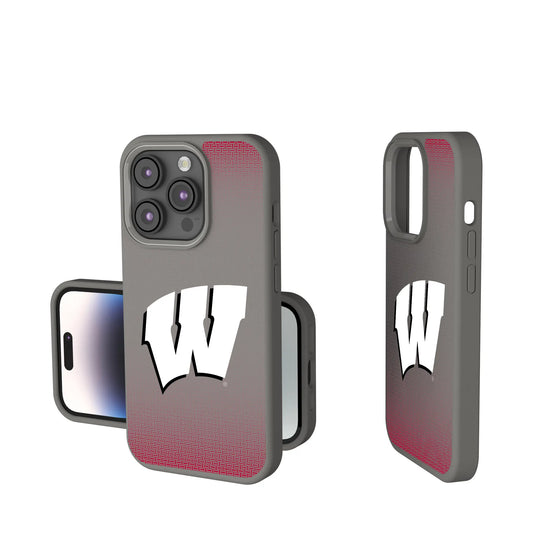 University of Wisconsin Badgers Linen Soft Touch Phone Case for Apple iPhone