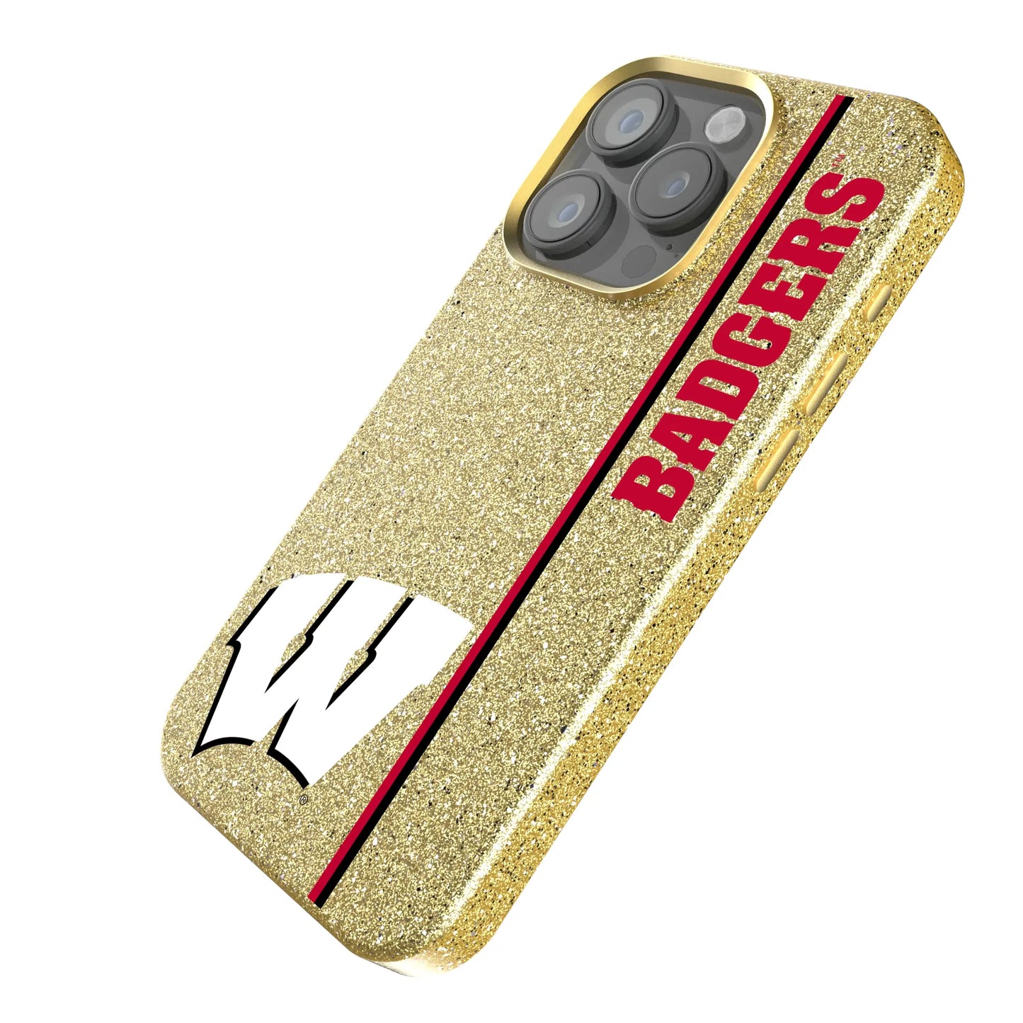 University of Wisconsin Badgers Sidebar Bling Phone Case for Apple iPhone