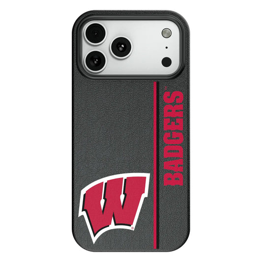 University of Wisconsin Badgers Sidebar MagSafe Compatible Phone Case for Apple iPhone