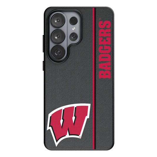 University of Wisconsin Badgers Sidebar MagSafe Compatible Phone Case for Samsung Galaxy