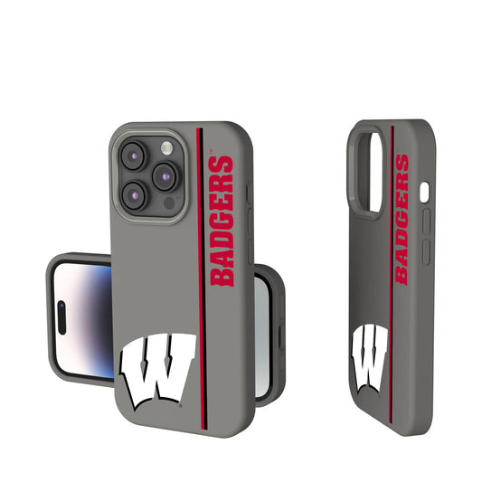 University of Wisconsin Badgers Sidebar Soft Touch Phone Case for Apple iPhone