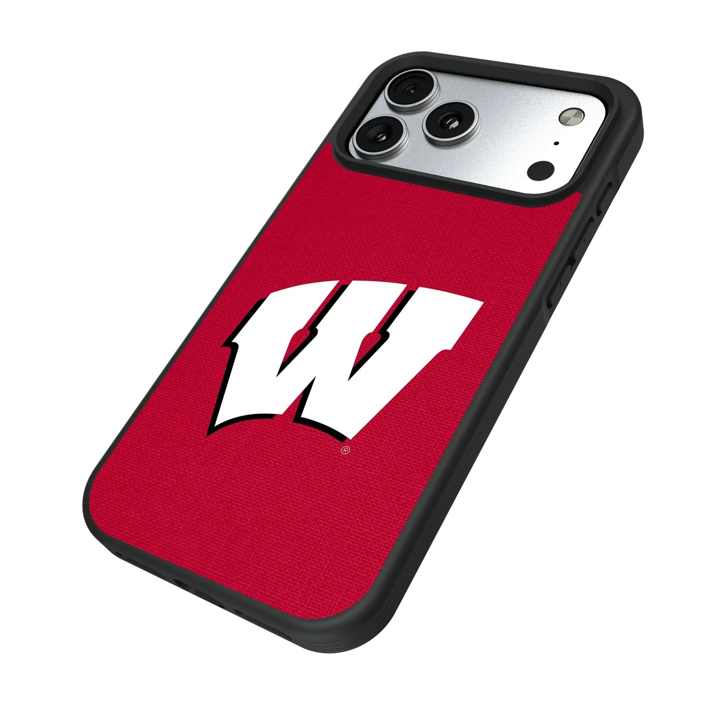 University of Wisconsin Badgers Solid Bump Phone Case for Apple iPhone