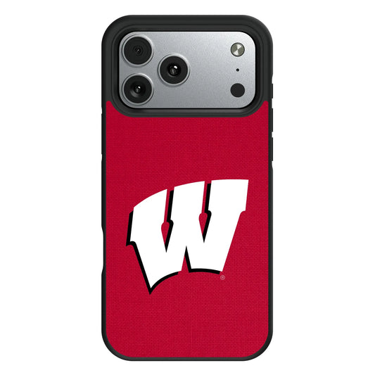 University of Wisconsin Badgers Solid Bump Phone Case for Apple iPhone
