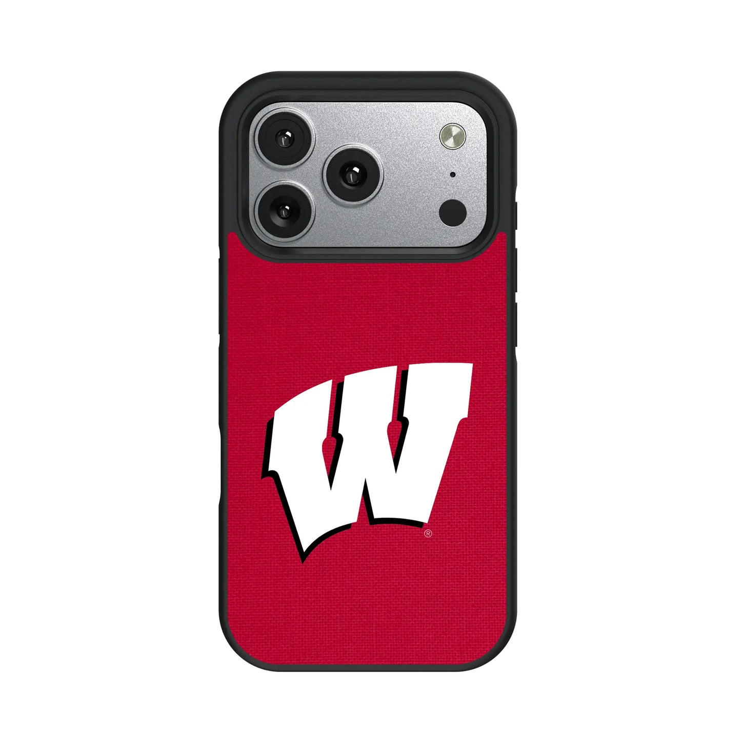 University of Wisconsin Badgers Solid Bump Phone Case for Apple iPhone