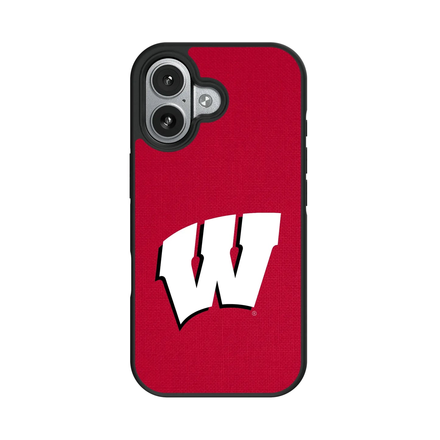 University of Wisconsin Badgers Solid Bump Phone Case for Apple iPhone