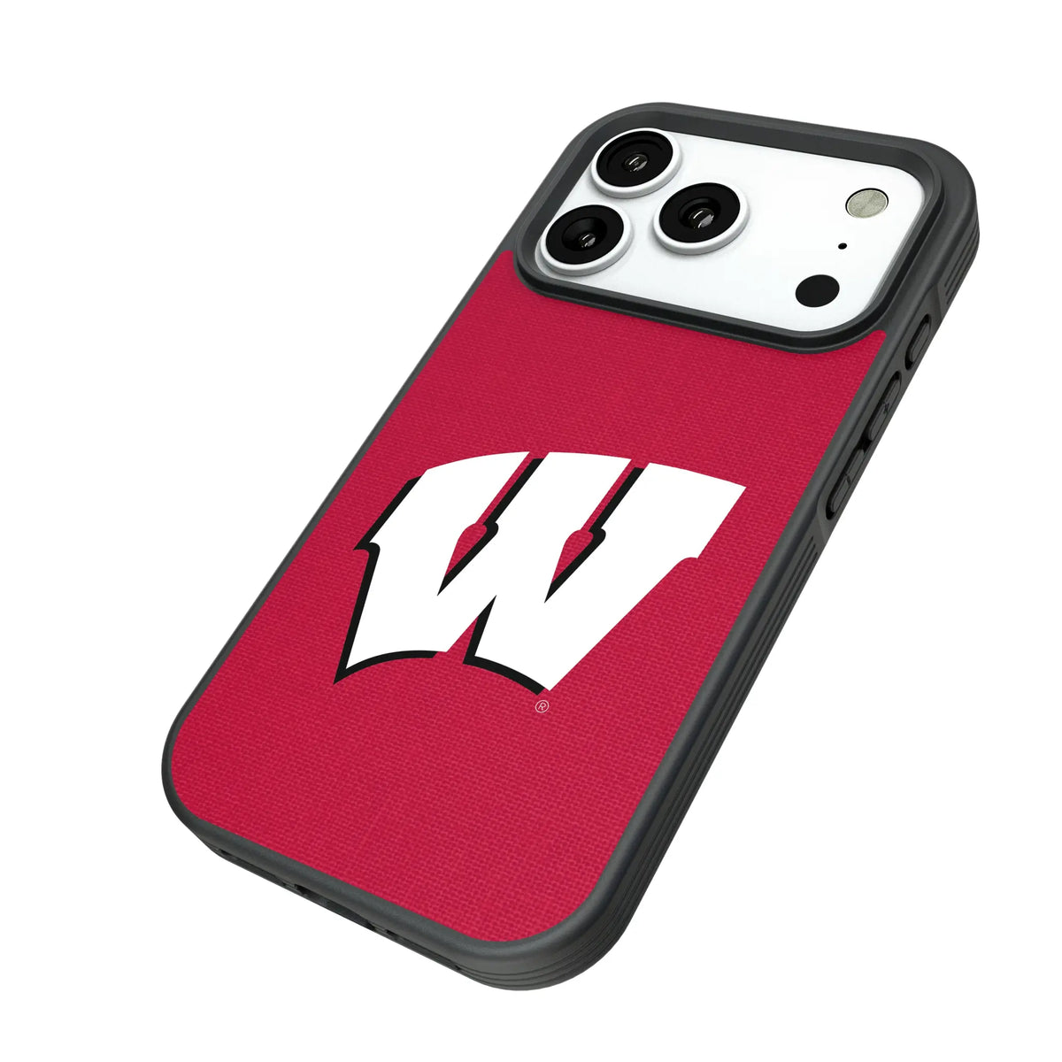 University of Wisconsin Badgers Solid Bump Phone Case for Apple iPhone