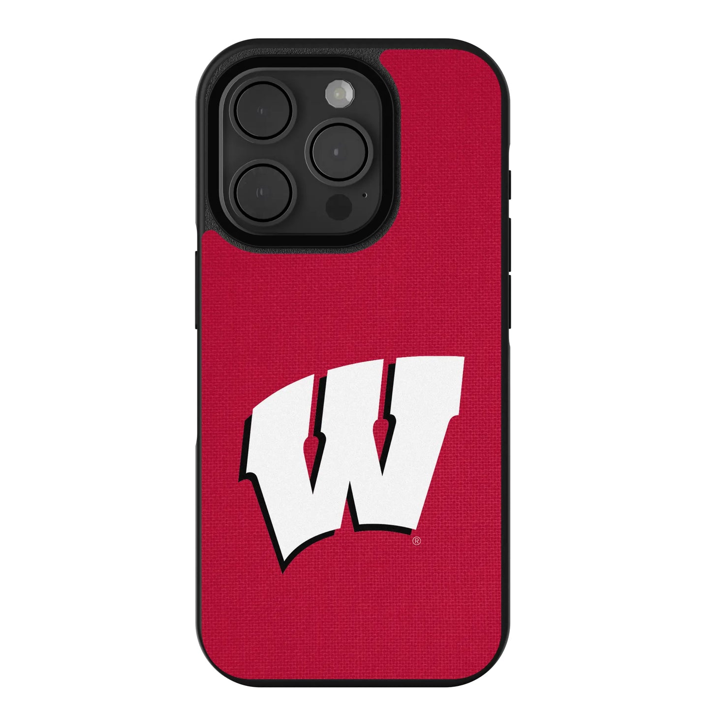 University of Wisconsin Badgers Solid Bump Phone Case for Apple iPhone