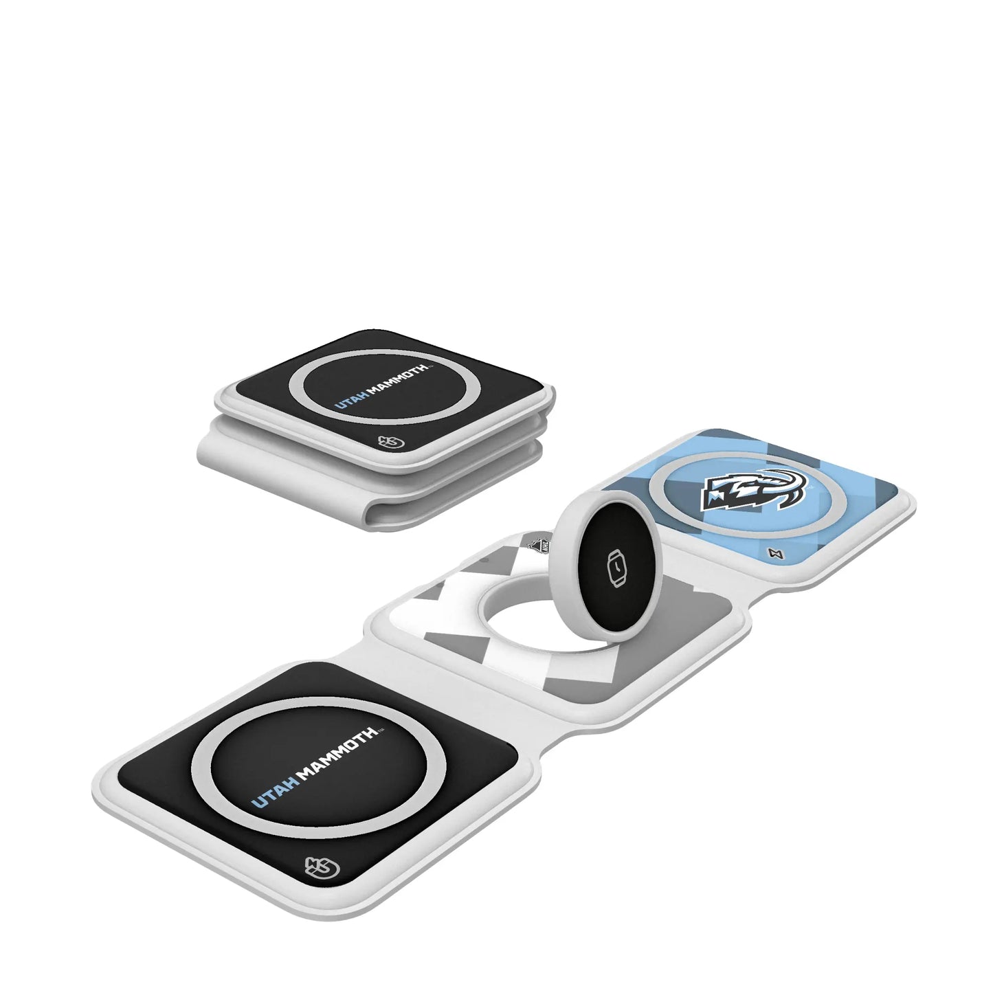 Utah Mammoth Color Block Foldable 3 in 1 Charger
