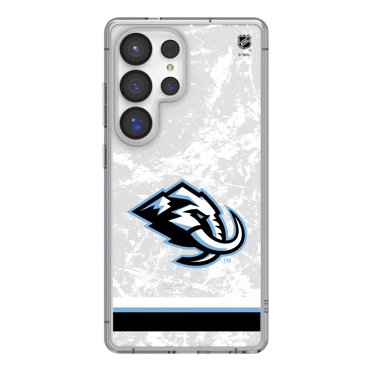 Utah Mammoth Ice Stripe Clear Phone Case for Samsung Galaxy