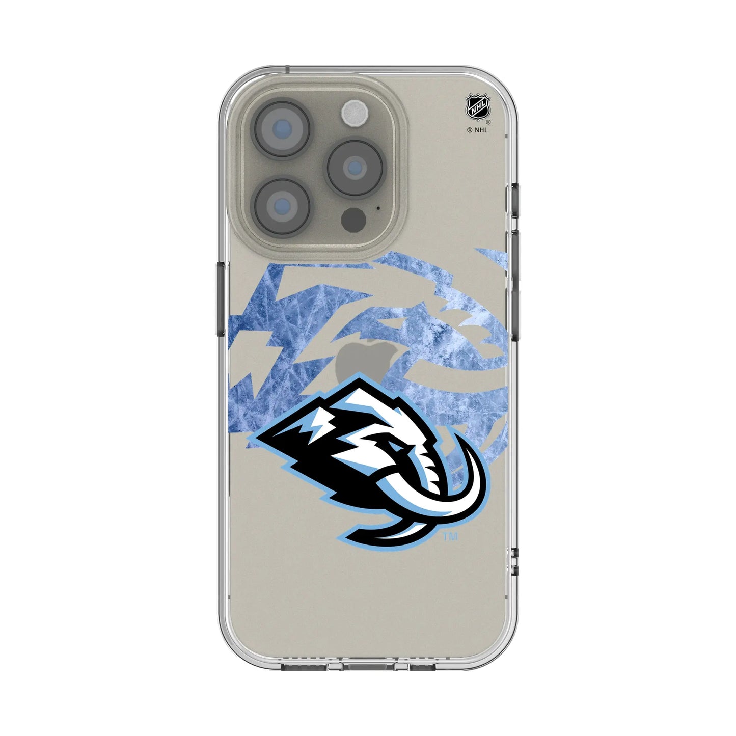 Utah Mammoth Ice Tilt Clear Phone Case for Apple iPhone