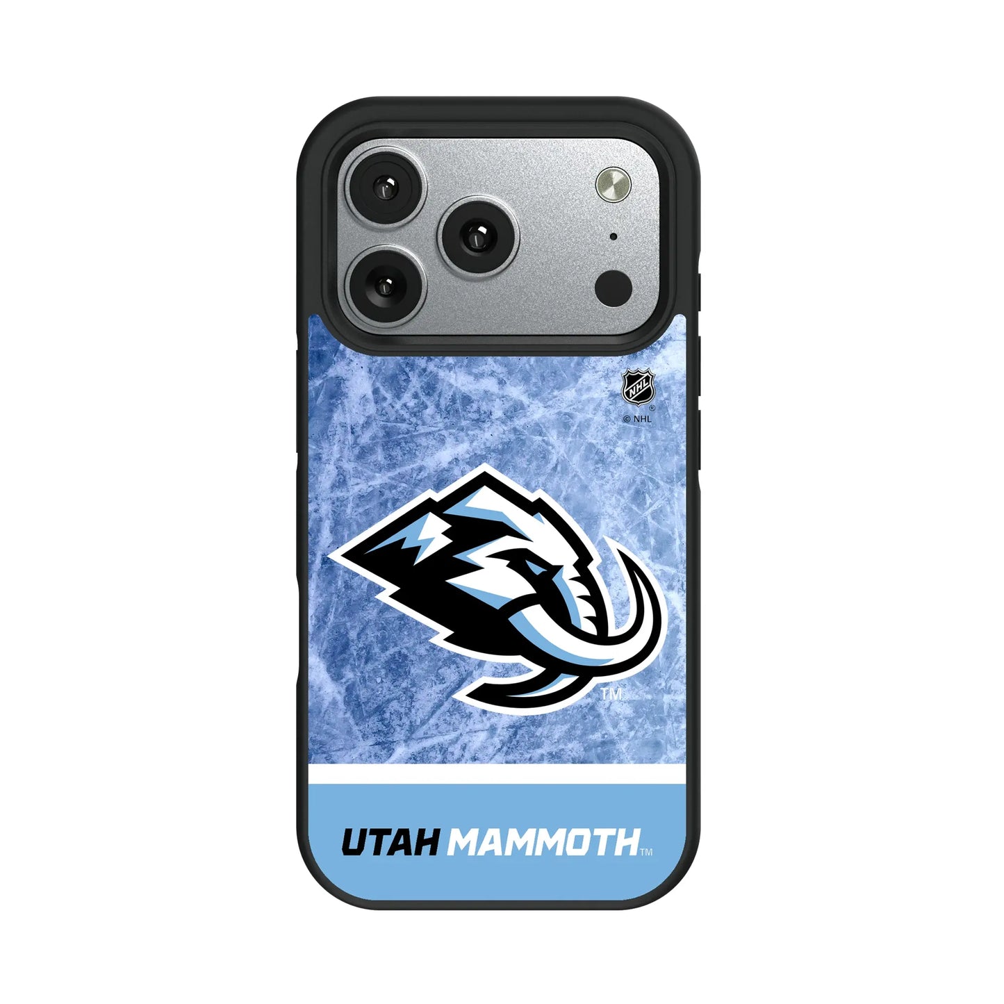 Utah Mammoth Ice Wordmark Bump Phone Case for Apple iPhone