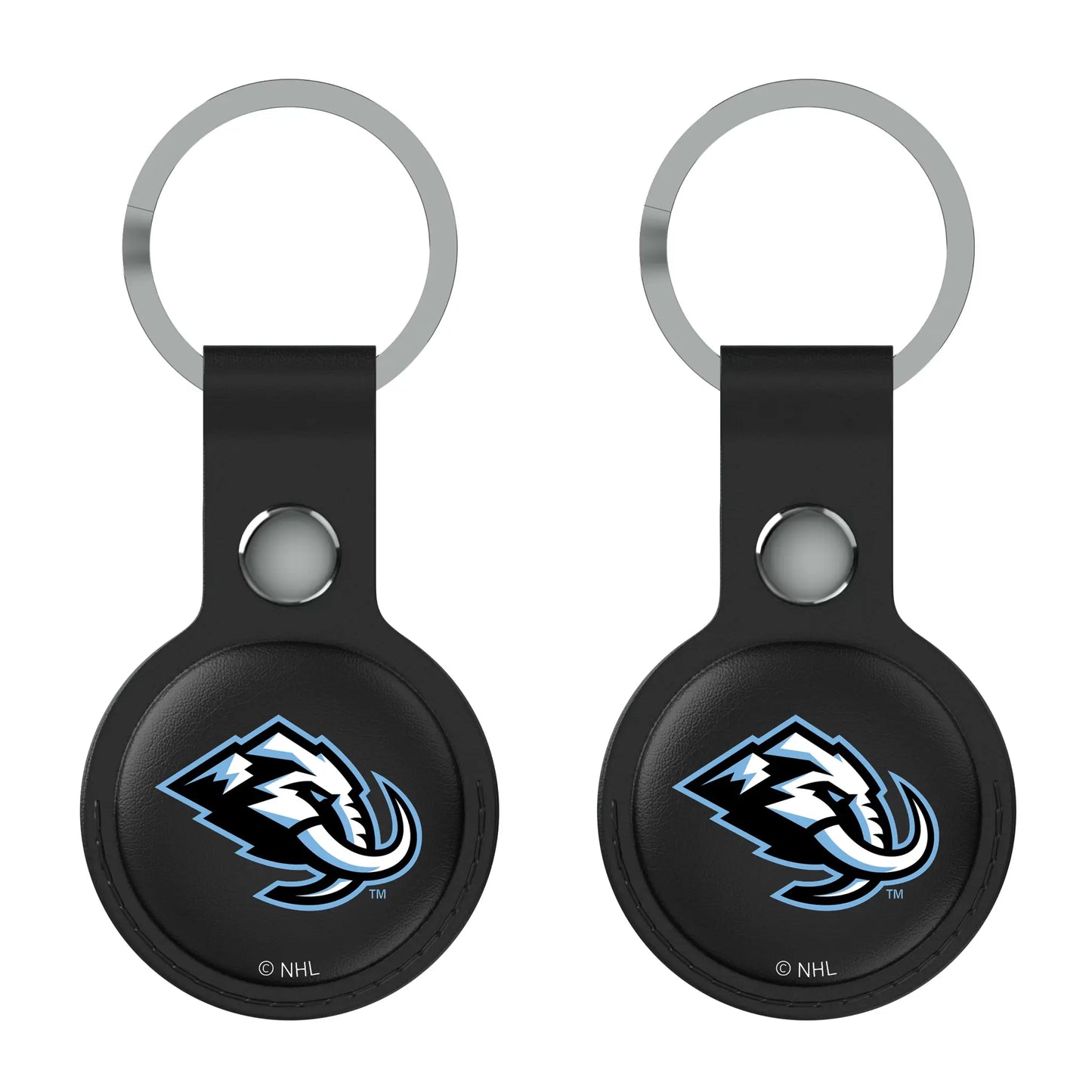 Utah Mammoth Insignia Black Airtag Holder 2-Pack