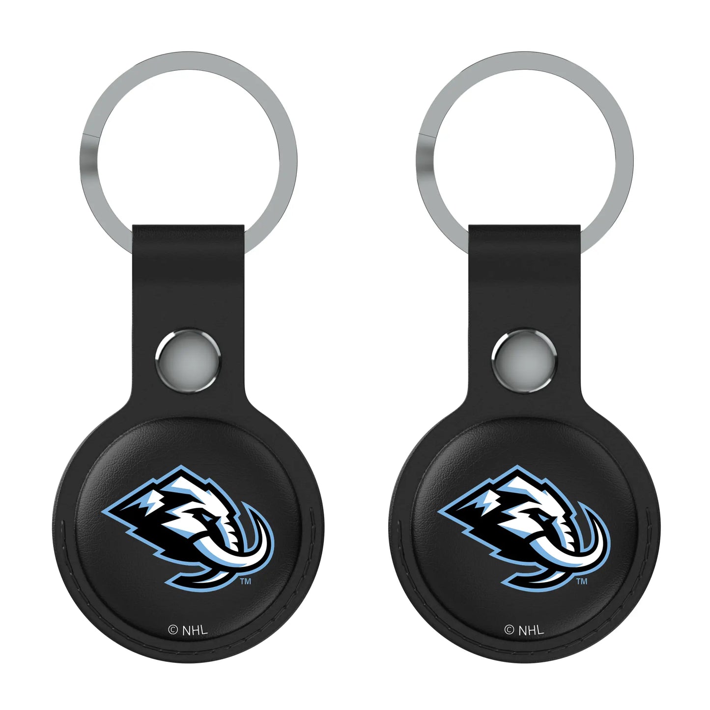 Utah Mammoth Insignia Black Airtag Holder 2-Pack