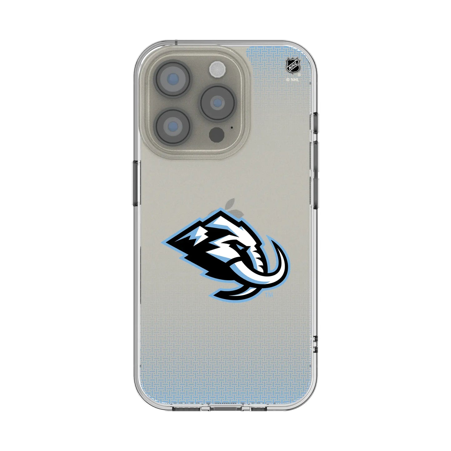 Utah Mammoth Linen Clear Phone Case for Apple iPhone